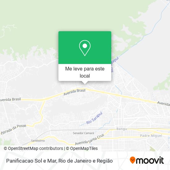 Panificacao Sol e Mar mapa