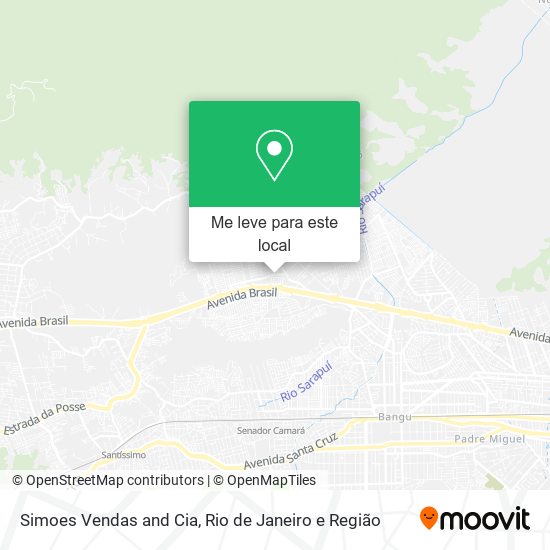 Simoes Vendas and Cia mapa