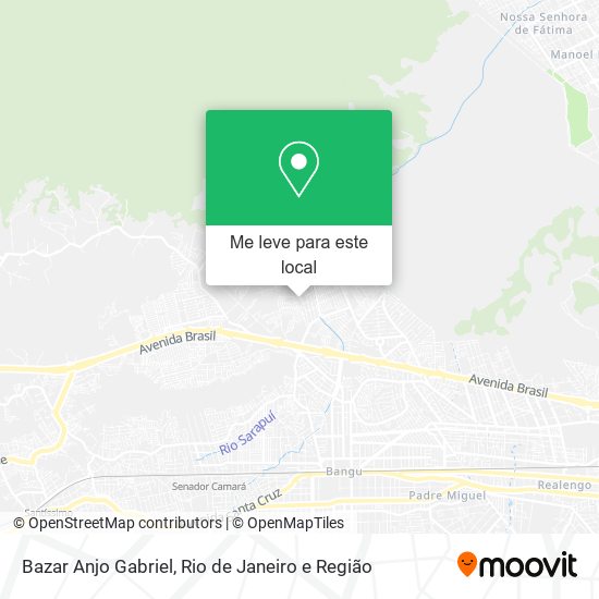 Bazar Anjo Gabriel mapa