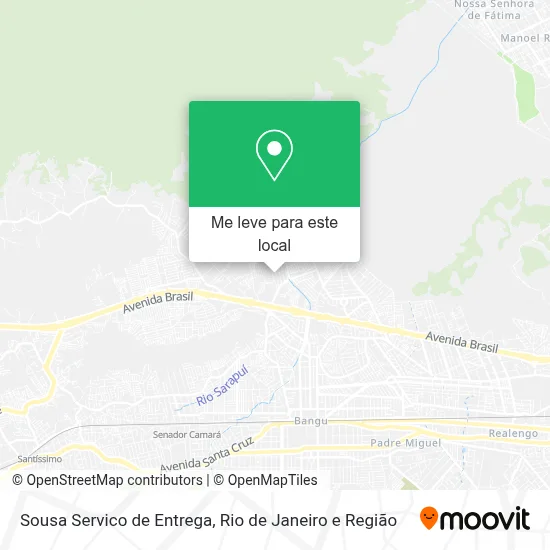 Sousa Servico de Entrega mapa