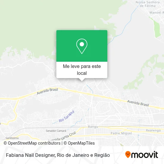 Fabiana Nail Designer mapa