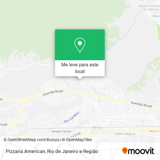 Pizzaria American mapa