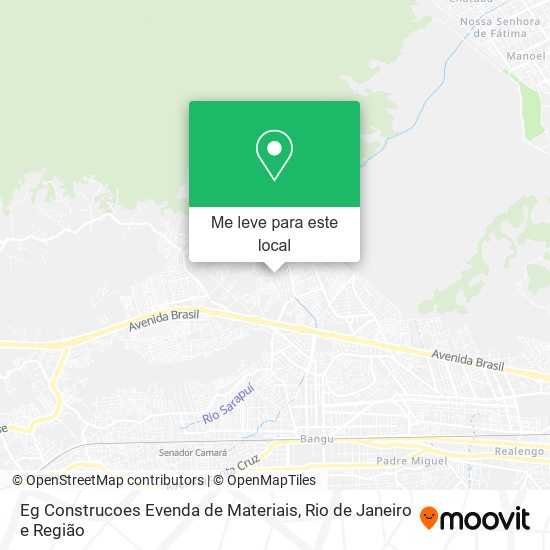 Eg Construcoes Evenda de Materiais mapa
