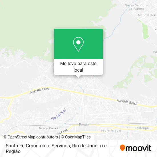 Santa Fe Comercio e Servicos mapa