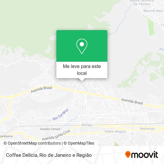 Coffee Delícia mapa