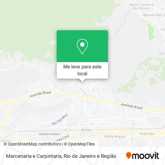 Marcenaria e Carpintaria mapa