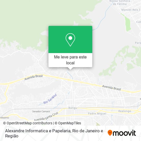 Alexandre Informatica e Papelaria mapa