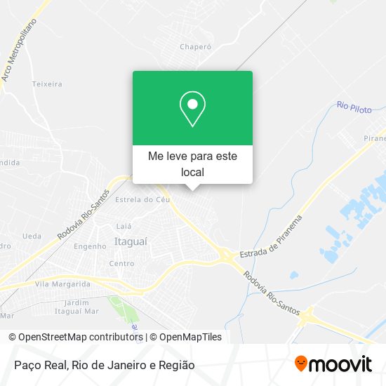 Paço Real mapa