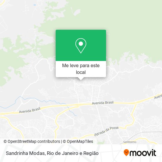 Sandrinha Modas mapa