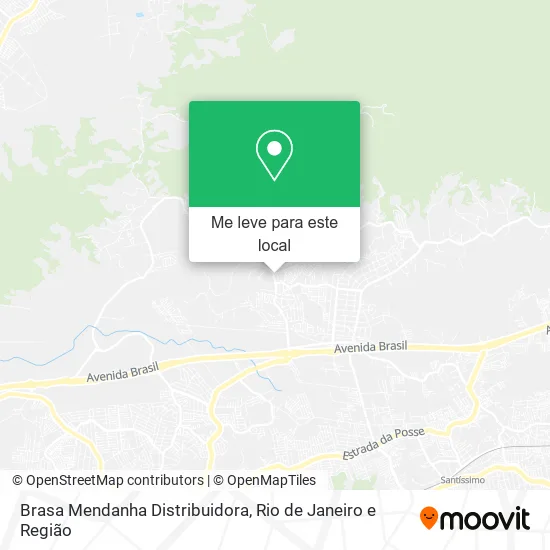 Brasa Mendanha Distribuidora mapa