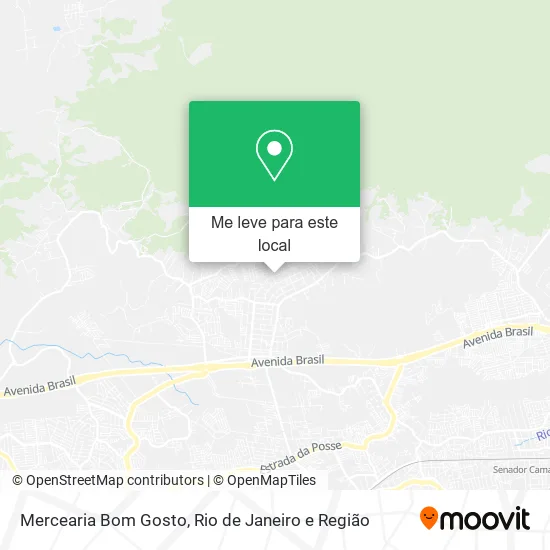 Mercearia Bom Gosto mapa