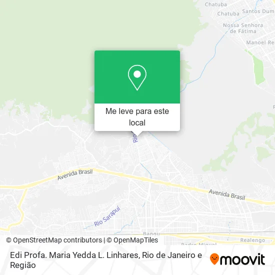 Edi Profa. Maria Yedda L. Linhares mapa