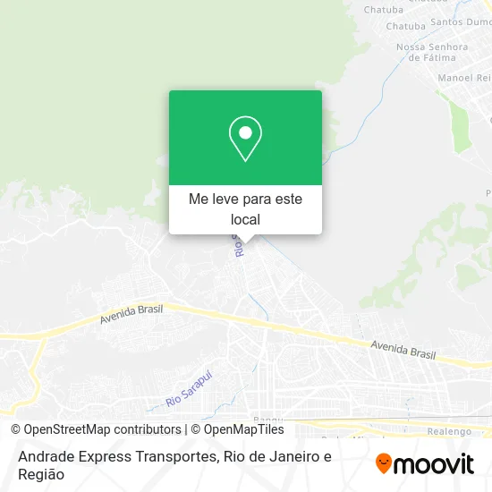Andrade Express Transportes mapa