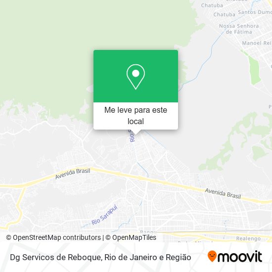 Dg Servicos de Reboque mapa