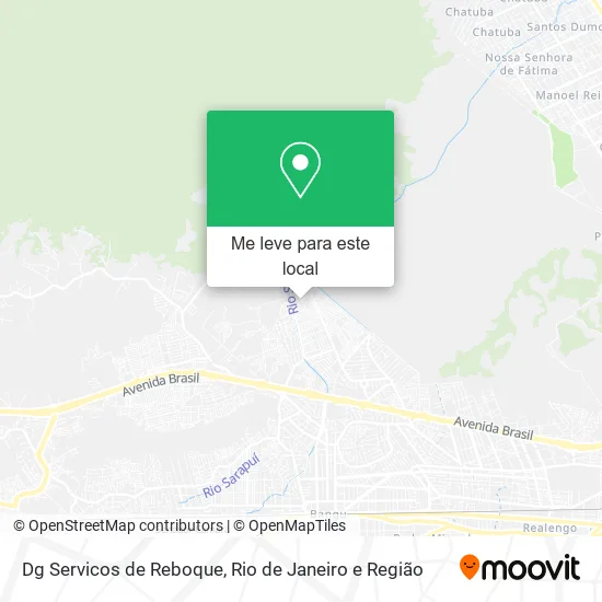 Dg Servicos de Reboque mapa