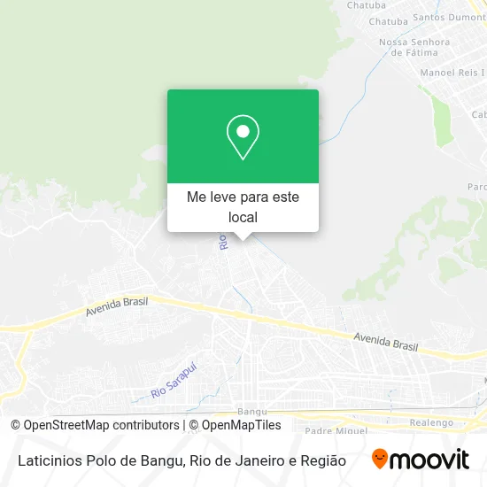 Laticinios Polo de Bangu mapa