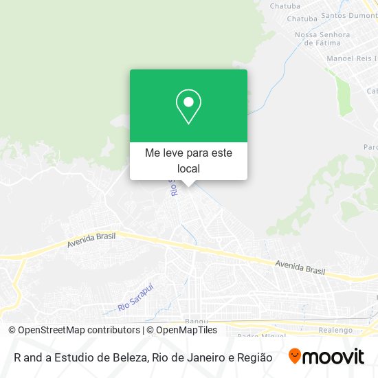 R and a Estudio de Beleza mapa