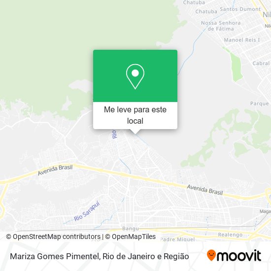 Mariza Gomes Pimentel mapa