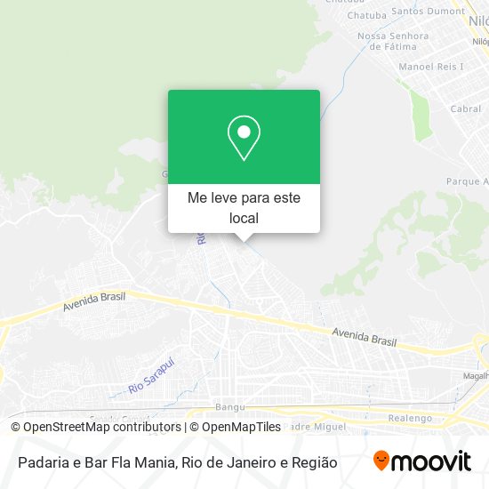 Padaria e Bar Fla Mania mapa