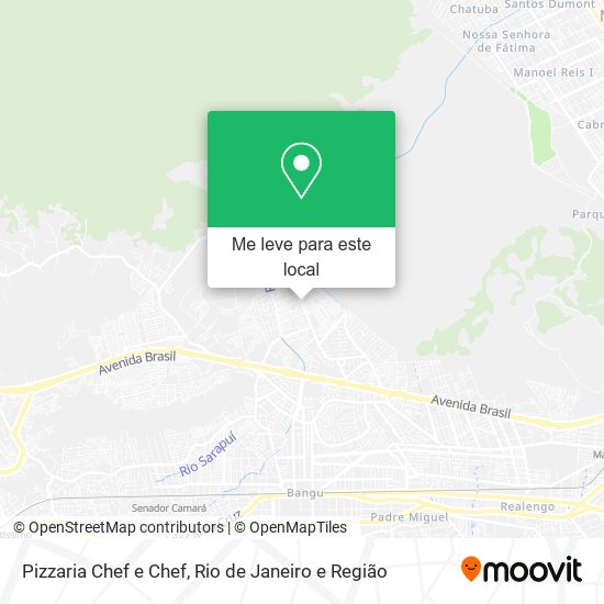 Pizzaria Chef e Chef mapa