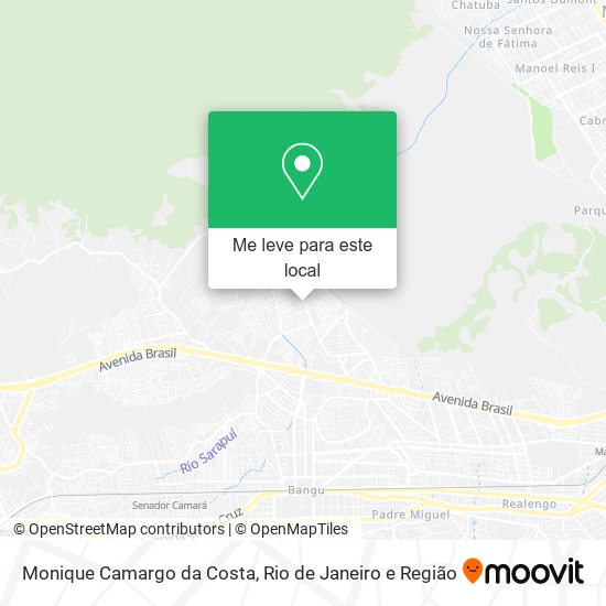 Monique Camargo da Costa mapa