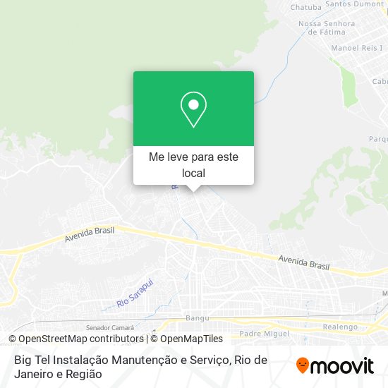 Big Tel Instalação Manutenção e Serviço mapa