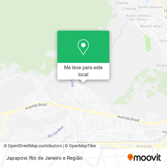Japapow mapa