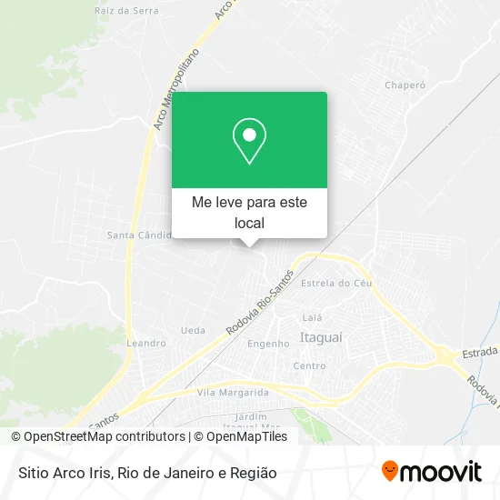 Sitio Arco Iris mapa