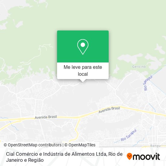 Cial Comércio e Indústria de Alimentos Ltda mapa