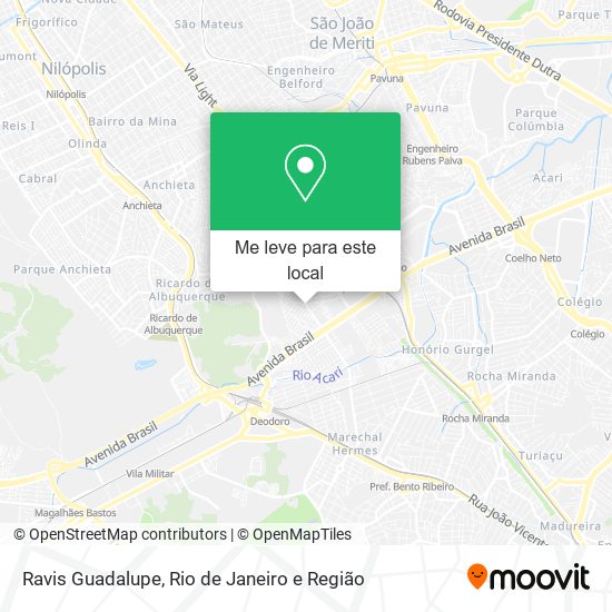 Ravis Guadalupe mapa