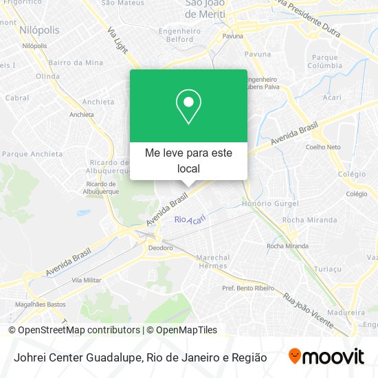 Johrei Center Guadalupe mapa
