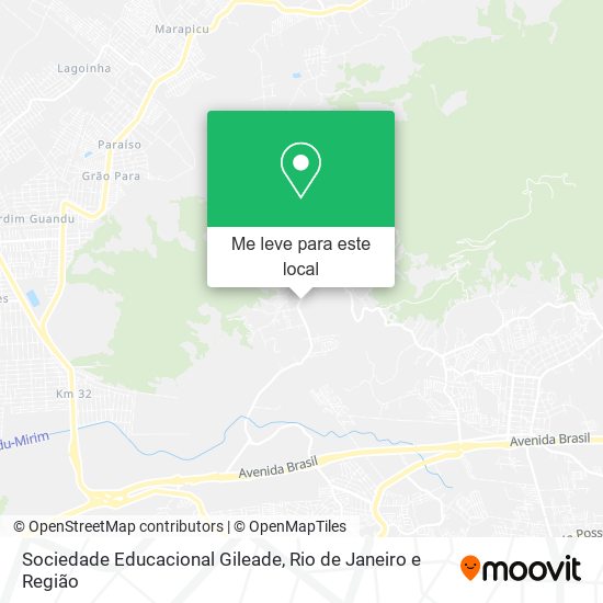 Sociedade Educacional Gileade mapa