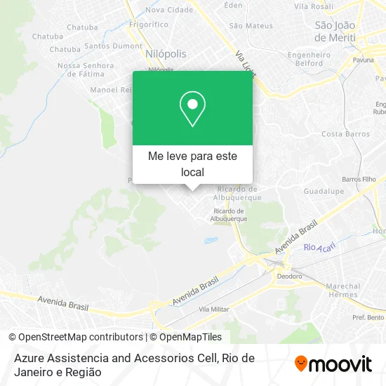Azure Assistencia and Acessorios Cell mapa