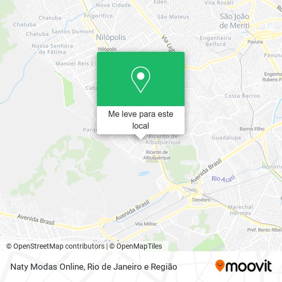 Naty Modas Online mapa