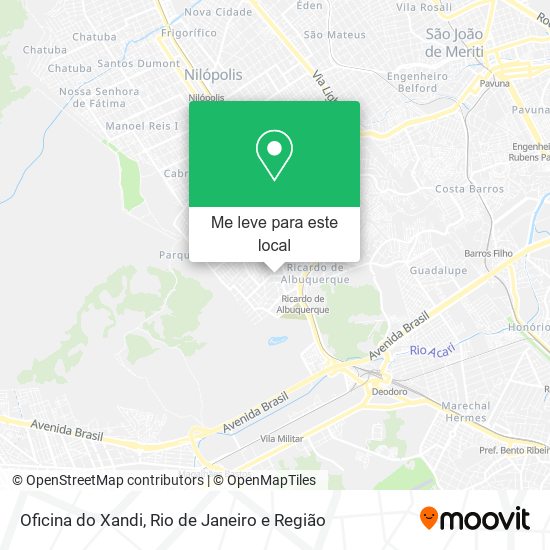 Oficina do Xandi mapa
