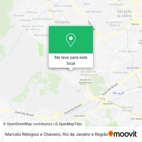 Marcelo Relogios e Chaveiro mapa