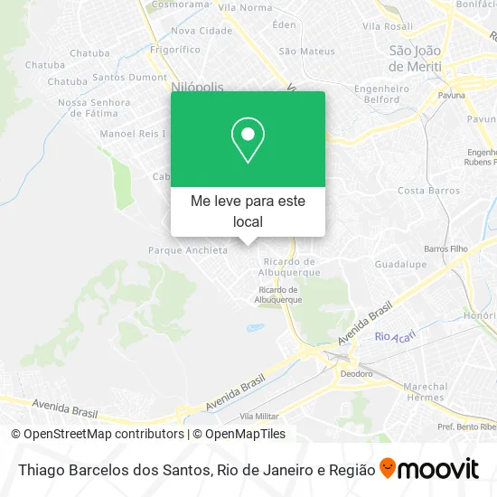 Thiago Barcelos dos Santos mapa