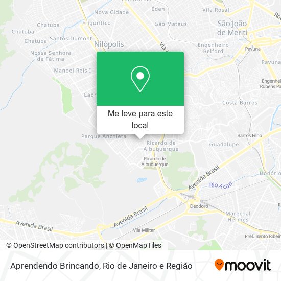 Aprendendo Brincando mapa