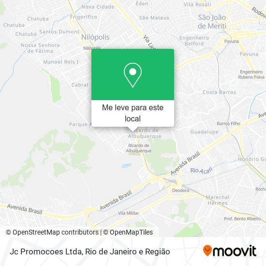 Jc Promocoes Ltda mapa