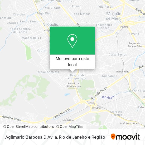 Aglimario Barbosa D Avila mapa