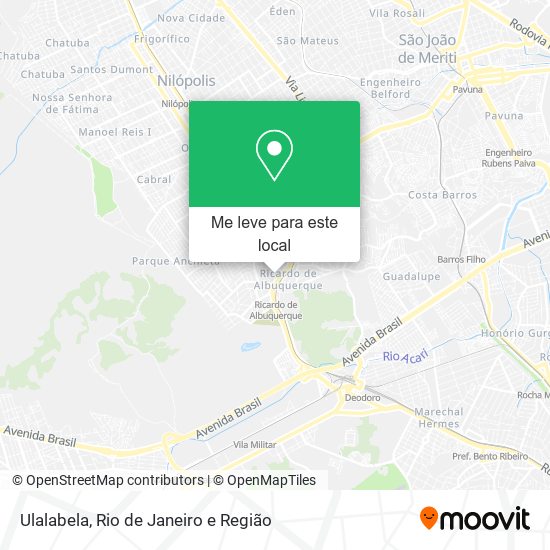 Ulalabela mapa