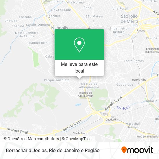 Borracharia Josias mapa