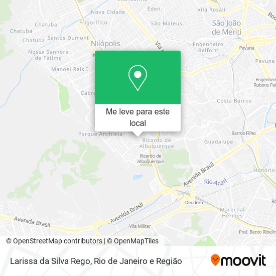 Larissa da Silva Rego mapa