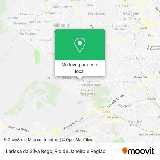 Larissa da Silva Rego mapa