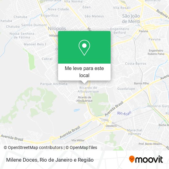 Milene Doces mapa