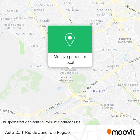 Auto Cart mapa
