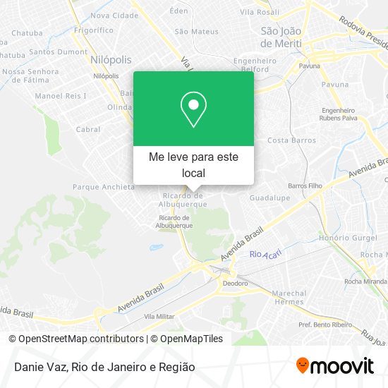 Danie Vaz mapa