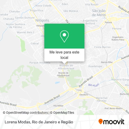 Lorena Modas mapa