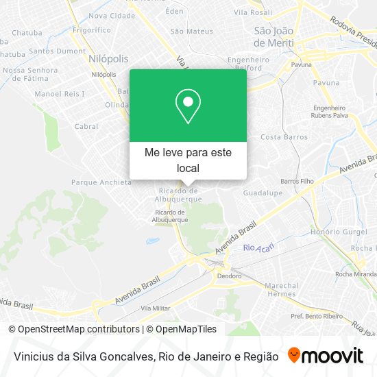 Vinicius da Silva Goncalves mapa
