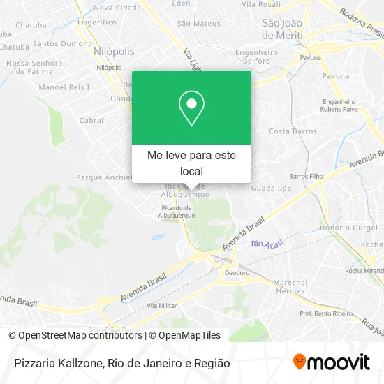 Pizzaria Kallzone mapa